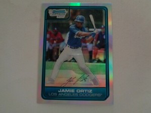 2006 Bowman Chrome Draft Picks & Prospects Refractor Jamie Ortiz Card #DP47