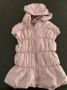 Soprano Women’s Medium Rose Pink Vest Jacket With Hood EUC - Picture 1 of 8