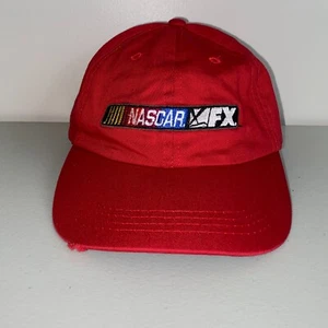 Nascar FX Adjustable Strapback Hat Cap Red - Picture 1 of 6
