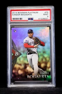 2014 Bowman Platinum Xander Bogaerts #75 PSA 9 ROOKIE RC Boston Red Sox - Picture 1 of 2