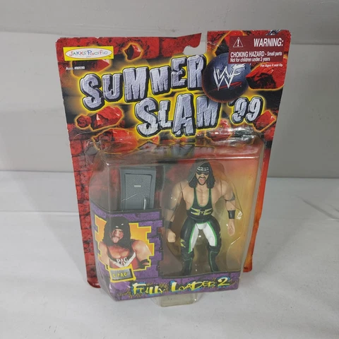 XPAC WWF Summer Slam 1999 Wrestling action figure NIB NIP Jakks Pacific X-PAC Cover