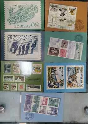 Sweden Picture Postcards x 7 different Assorted Themes Nature Fauna Architecture - Image 1 of 2
