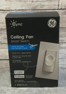 CYNC GEB4 SPEED CEILING FAN SMART SWITCH ALEXA GOOGLE FACTORY SEALED NIB - Picture 1 of 6