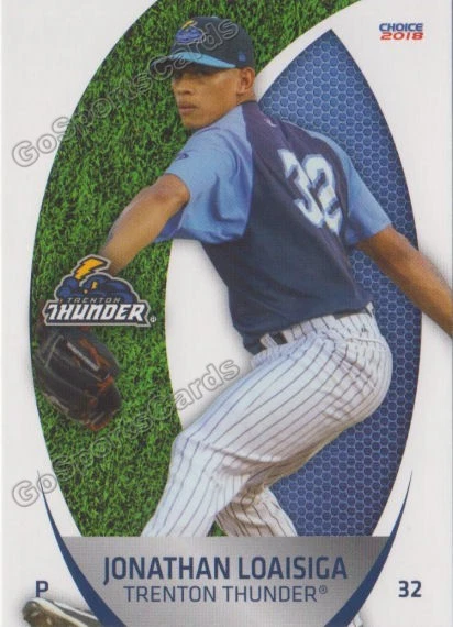 2018 Trenton Thunder Jonathan Loaisiga RC Rookie NY Yankees - Image 1 of 1