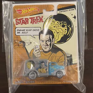 WILLIAM SHATNER HOT WHEELS CAPTAIN KIRK STAR TREK 1949 FORD C.O.E. REAL RIDERS - Picture 1 of 5