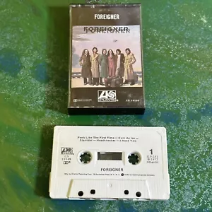 Foreigner Music Cassette Tape Atlantic Feels Like The First Time Cold As Ice - Picture 1 of 3