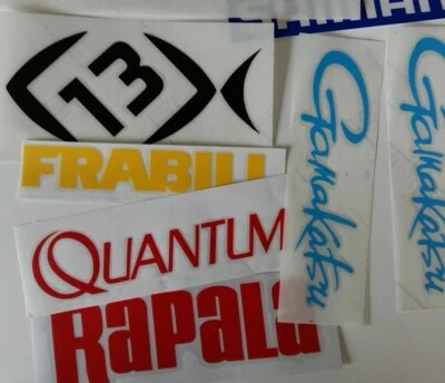 LOT of (6) Fishing Decals Fishing Stickers for Brand Lovers Penn Costa Concept