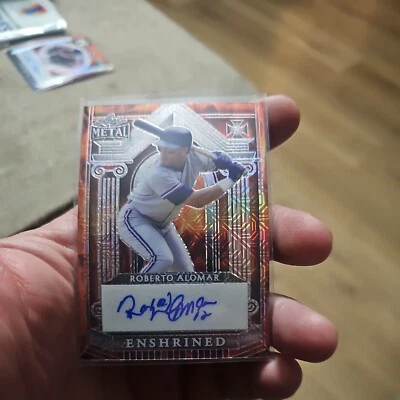 2023 leaf metal roberto enshrined orange alomar e-ra1 2/3 - Image 1 of 2