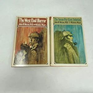 2 Book Lot THE WEST END HORROR | THE SEVEN-PER-CENT SOLUTION Hardback - Imagen 1 de 5
