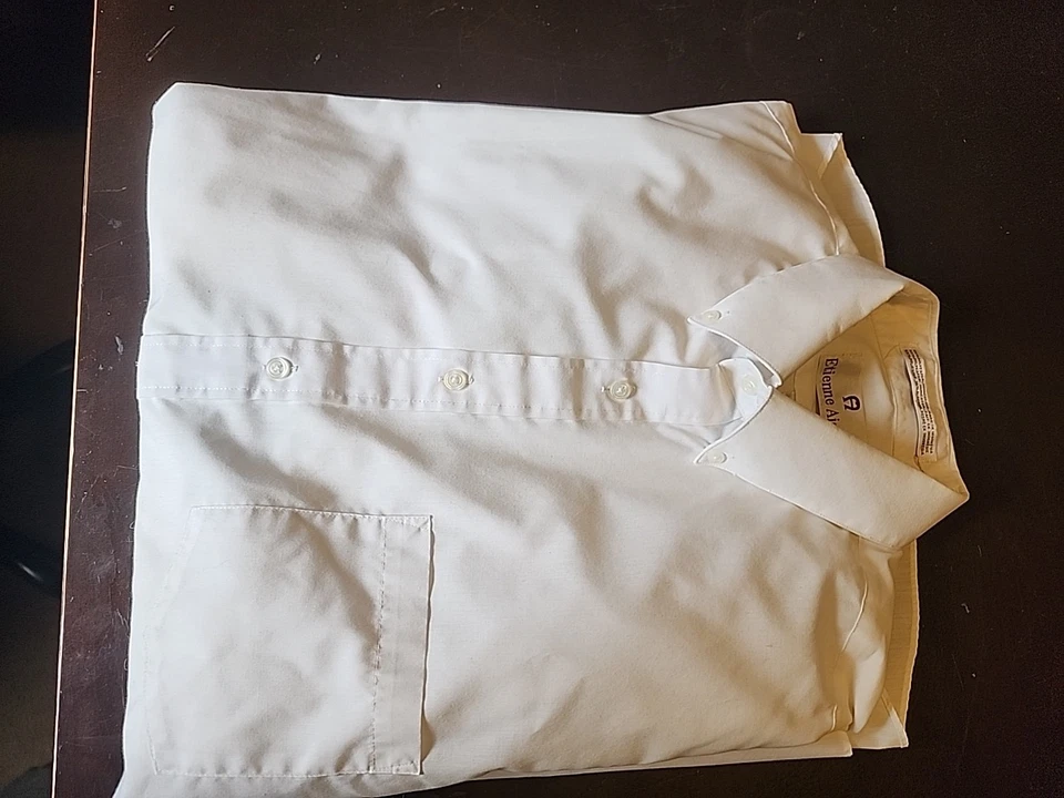 Etienne Aigner Men's White Button Down Dress Shirt 16 34/35 - Image 1 of 4