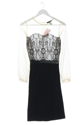 MANGO Vestido ceñido de tubo Mujeres Vestido Talla EU 36 negro-blanco puro - Imagen 1 de 4