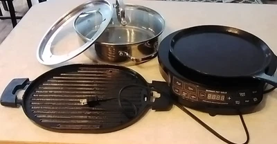 Cocina de inducción NuWave Precision dorada con accesorios y manuales - Portátil Foto 1 de 4