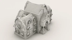 9th Age Scenery Print 3D Inn Elvish - Picture 1 of 7