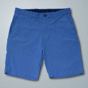 Tommy Bahama Blue Performance Shorts Size 33 Hula Girl Lining Golf Casual 9” - Picture 1 of 4