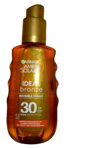 Garnier Ambre Solaire Ideal Bronze Invisible Spray SPF 30 - 150ml - Picture 1 of 6