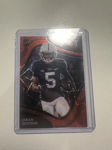 Jahan Dotson 2022 Select Draft Picks #196 Field Level Red Lazer Prizm RC Eagles - Bild 1 von 2