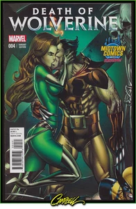 DEATH OF WOLVERINE #4 (2014) J SCOTT CAMPBELL EXCL JEAN GREY CONNECT VARIANT VF - Bild 1 von 4