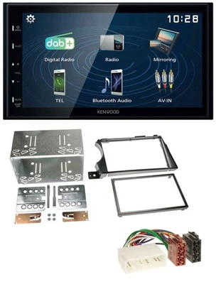Kenwood 2DIN Bluetooth MP3 USB DAB Autoradio für SSangYong Actyon Kyron 2006-201 - Bild 1 von 4