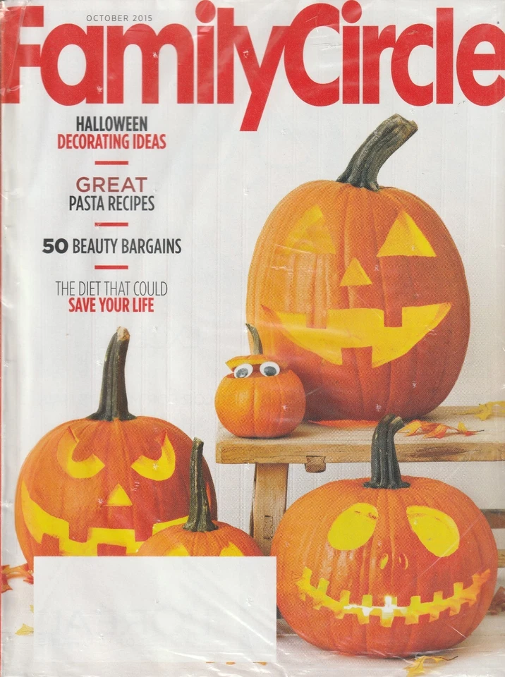 Family Circle Magazine October 2015 Halloween Decorating Ideas - (Sealed) - Image 1 of 1