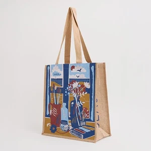 Seasalt Jute Shopper Artists Window View Ink - Picture 1 of 1