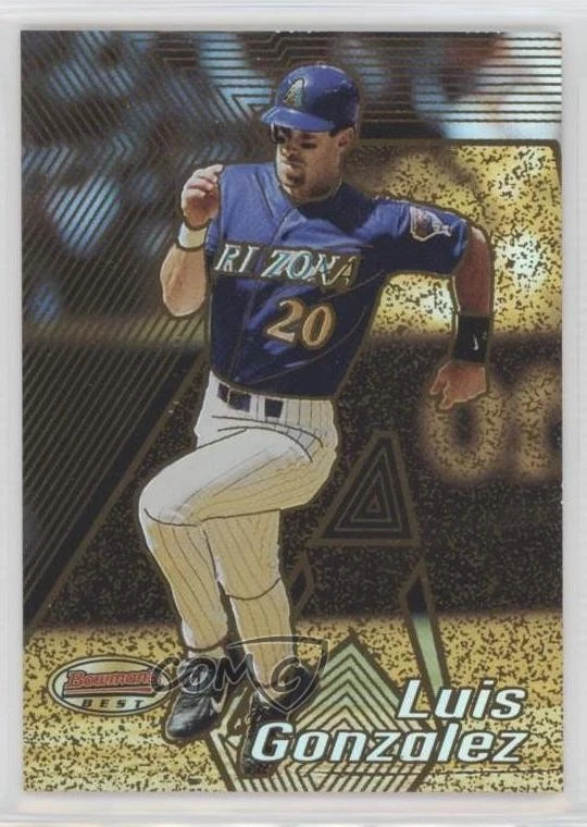 2002 Bowman's Best Gold /50 Luis Gonzalez #85 - Image 1 of 2