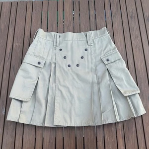 Utilikilts Tactical Kilt Cargo Pockets Menswear Utility Skirt 35 Khaki Tan - Picture 1 of 7
