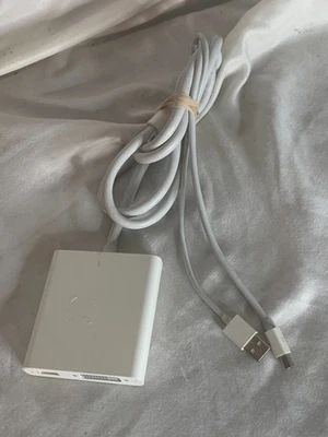 Apple White A1306 Mini Display Port to Dual-link DVI Adapter - Image 1 of 4