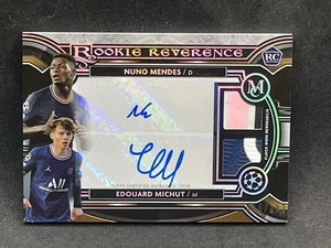2021-22 Museum Collection Rookie Reverence Auto/Patch Nuno Mendes/Michaud /150 - Picture 1 of 2