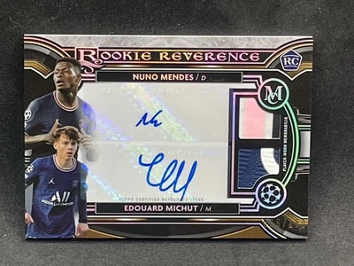 2021-22 Museum Collection Rookie Reverence Auto/Patch Nuno Mendes/Michaud /150 - Image 1 of 2