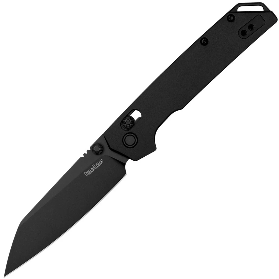 Kershaw Iridium DuraLock Black Aluminum Folding D2 Reverse Tanto Knife 2038RBLK - Image 1 of 1