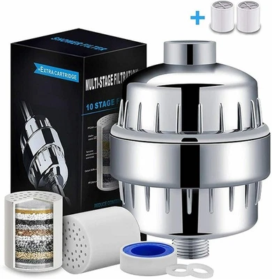 Wasserfilter Duschfilter Kalkfilter Für Duschkopf Wasserhahn Armatur Handbrause - Bild 1 von 4