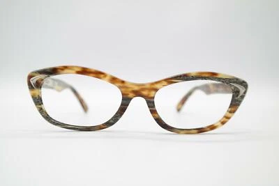 Vintage Chevignon Kelly Braun Silber Oval Brille Brillengestell eyeglasses NOS - Bild 1 von 4