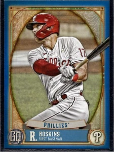 Topps Gypsy Queen 2021 azul paralelo #14 Rhys Hoskins 130/150 - Imagen 1 de 2