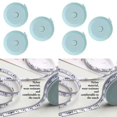 1.5M Soft Flexible Pocket Tape Measure Automatic Retractable cm & inch - Image 1 of 4