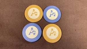 Antiguo Arabi Social Club Louisiana Arcilla Poker Juego Fichas Casino con Monograma - Imagen 1 de 6