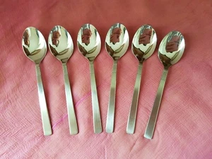 BSF Besteck  INOX  6 Speiselöffel  L 19,5 cm unbenutzt wie neu - Bild 1 von 3