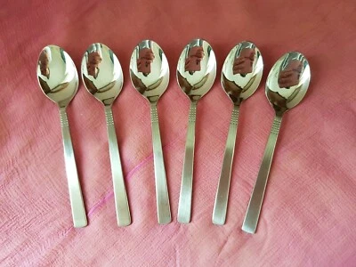 BSF Besteck  INOX  6 Speiselöffel  L 19,5 cm unbenutzt wie neu - Bild 1 von 3