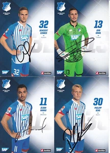 TSG 1899 Hoffenheim - Saison 2015/16, 7 Autogrammkarten mit Originalunterschrift - Picture 1 of 2