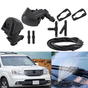 For 2009-2015 Honda Pilot Windshield Hood Nozzle Wiper Spray Kit 76810-SZA-A01ZA - Foto 1 di 14