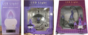 Juego de 3 Lámparas Litwick Luz LED Original Centro Pokemon NUEVO JAPÓN - Imagen 1 de 4