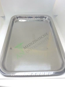 Bandeja Instrumentos Dentales Estuche 22 cm Largo Bandeja Esterilización de Acero Inoxidable CE - Imagen 1 de 2