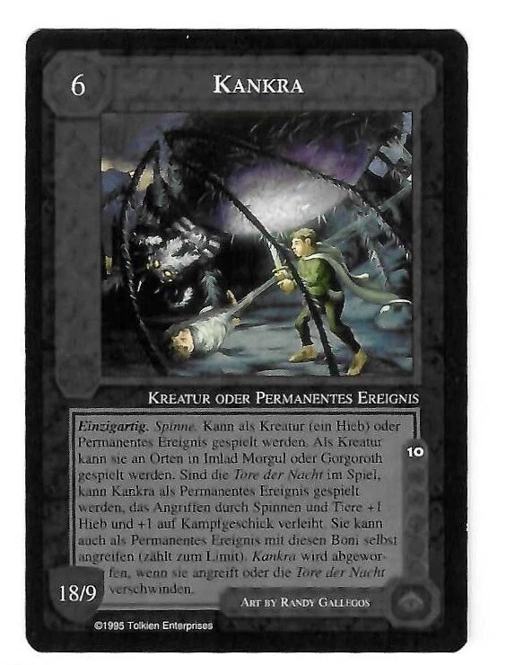 CCG 375 Mittelerde/Middle Earth ICE Kankra - Shelob - Bild 1 von 1