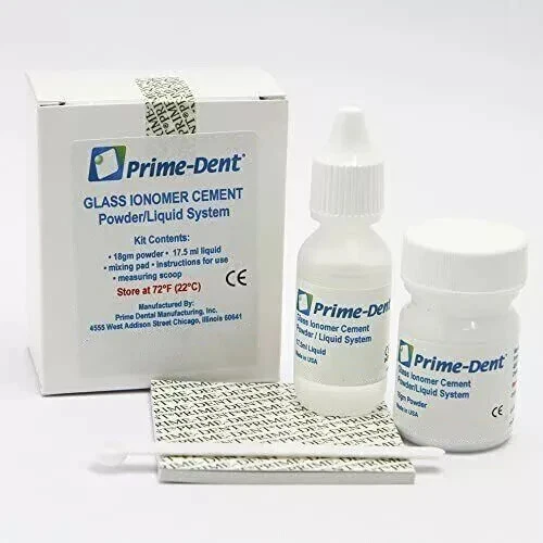 Prime Dental - Permanent Glass Ionomer Luting Cement Kit - Image 1 of 1