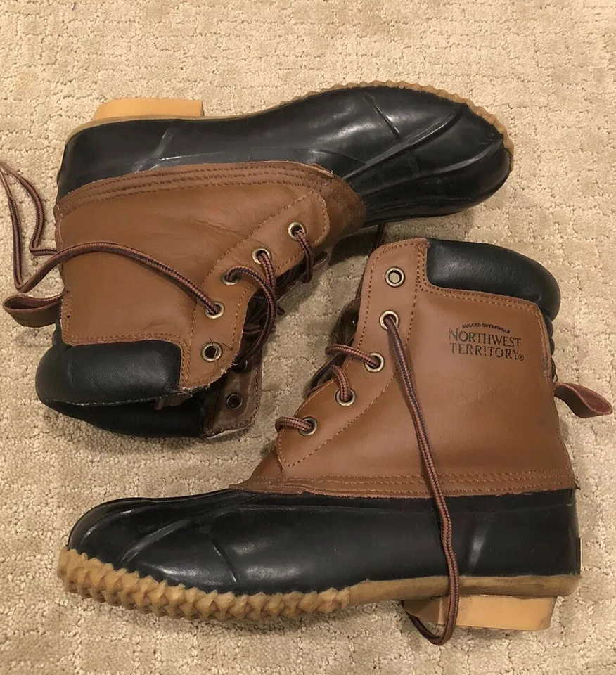 Northwest Territory Women’s Duck Boots Sz 6 Leather Snow Steel Shank Thinsulate - Image 1 of 4