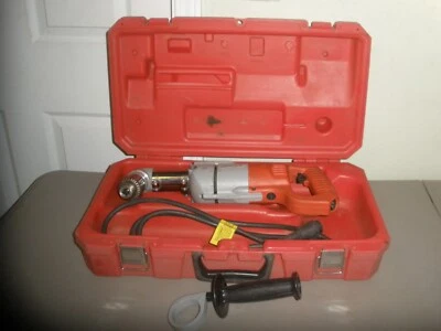 MILWAUKEE 3107-6 CORDED 7 Amp 1/2" RIGHT ANGLE DRILL KIT 10-20-3107  - Image 1 of 4
