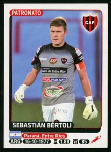 Sebastian Bertoli CAP Patronato Argentine #615 Soccer Sport Card Panini - Picture 1 of 2