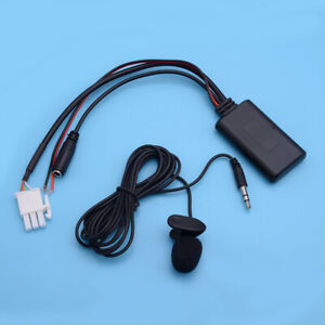 Adaptateur câble AUX-Audio Microphone Bluetooth pour Honda Goldwing GL1800 noir