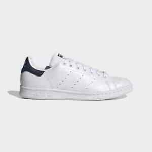 Chaussures adidas Originals Stan Smith fx5501 Blanc Bleu Sportif Neuf