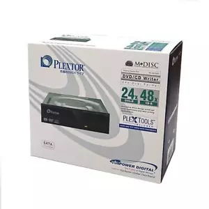 Digital Plextor PlexWriter PX-891SAF-R 24X SATA DVD +/- RW Dual Layer Burner - Picture 1 of 7