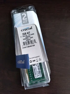 Crucial 2 - 1GB Memory CT2KIT12864BA1339 - Picture 1 of 2